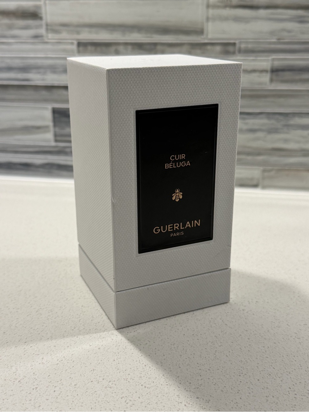 GUERLAIN Cuir Béluga Box - White, Black & Gold